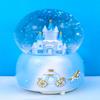 Castle Snow Globe Music Box Light Up Musical Christmas Snow House Automatic Snowfall Rotating Crystal Sphere for Women Girls Birthday Gift Home Decor view 2