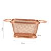 Fry Strainer Stainless Steel French Fries Mesh Fryer Basket Fryer Square French Fry Basket Strainer Cooking Tools Fryer Basket view 2