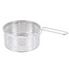 Fry Strainer French Fry Basket Stainless Steel French Fry Basket Strainer Fryer Spaghetti Spoon Kitchen Cooking Tools Fryer Basket (Color : Silver, Size : 31X16.5X8CM) view 1