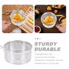 Fry Strainer French Fry Basket Stainless Steel French Fry Basket Strainer Fryer Spaghetti Spoon Kitchen Cooking Tools Fryer Basket (Color : Silver, Size : 31X16.5X8CM) view 4