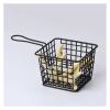 Fry Strainer Frying Basket French Frying Basket Stainless Steel French Fries Basket Hand Frying Storage Box Fryer Basket (Color : Gray) view 1