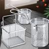 Fry Strainer 304 Stainless Steel Hot Fry Basket Filter Food Colander Leaking Oil Can Be Screened Surface Fryer Basket view 3