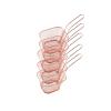 Fry Strainer Stainless Steel Fry Baskets Chips Presentation Basket Strainer Food Basket Cooking French Fries Basket 5/6PCS Fryer Basket (Color : 5PCS Rose Gold) view 1