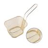 Fry Strainer Stainless Steel Fry Baskets Chips Presentation Basket Strainer Food Basket Cooking French Fries Basket 5/6PCS Fryer Basket (Color : 5PCS Silver) view 3