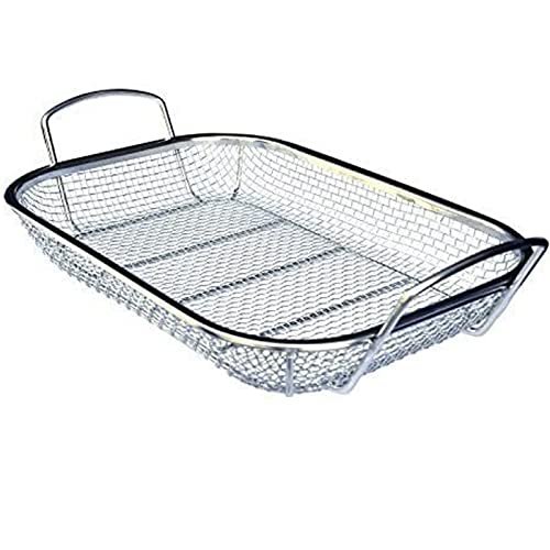 Fry Strainer Stainless Steel Frying Basket Frying Pan Non-Stick French Fries Basket Baking Pan Grilling Mesh Fried Chicken Cooking Basket Fryer Basket