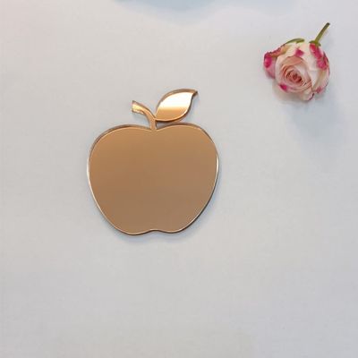 20PCS of Acrylic Place Cards,Wedding Place Cards,Apple Place Names Blanks for Wedding Decor Dinner Party Seating (Rose Gold Mirror)