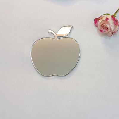 20PCS of Acrylic Place Cards,Wedding Place Cards,Apple Place Names Blanks for Wedding Decor Dinner Party Seating (Silver Mirror)