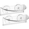 Zerodeko Modern Window Plant Holder Acrylic Suction Cup Bonsai Rack Room Wall Shelves view 1