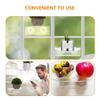 Zerodeko Modern Window Plant Holder Acrylic Suction Cup Bonsai Rack Room Wall Shelves view 3