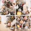 18 Inch Small Mini Christmas Tree for Table Top, Artificial Flocked Xmas Tree for Desk Home Office Shop Decoration view 4