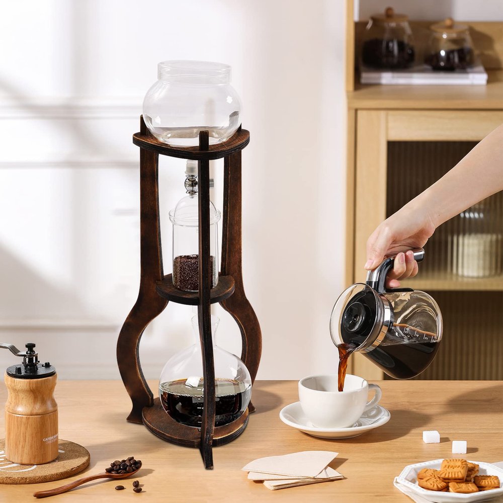 FLYHERO Iced Coffee Cold Brew Drip Tower Coffee Maker Ice Coffee ...