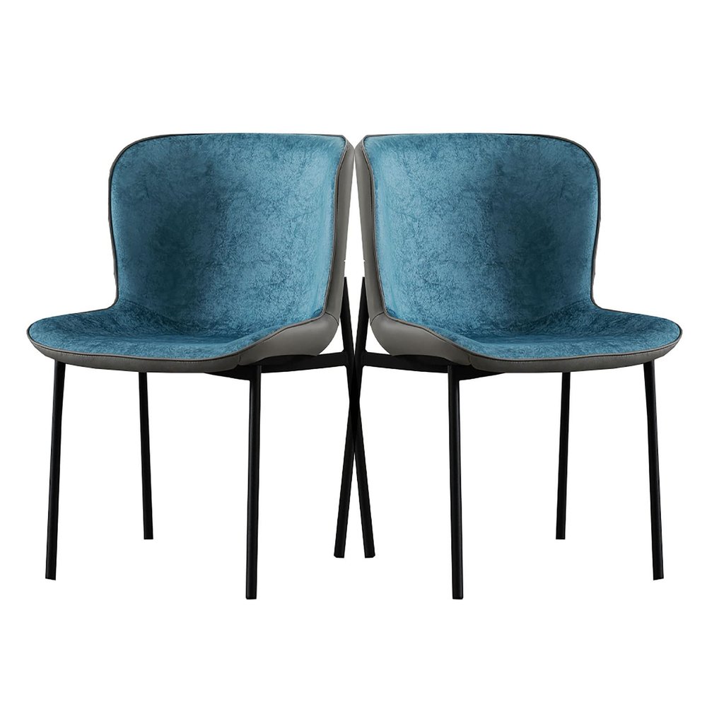 IBOWZ Dining Chair Set Kitchen 4 Colours Dining Chairs Set of 2,Reception Chairs with Padded Cushion Kitchen Chair with Armrest for Dining Room Restaurant Home Furniture Set