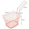 Fry Strainer Stainless Steel French Fries Basket Mesh Kitchen Fry Tool Colander French Fry Fryer Cooking Fry Basket Strainer Fryer Basket (Color : Gray, Size : 1PCS) view 2