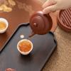 Tea Pot Mixing The Mud Urgent Beard Pot Small Teapot One Person With Cinnabar Mud Hand Pull Pot Pure Manual Kung Fu Teapot Teapot for Infuser (Size : C-110ml) view 4