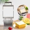Commercial Cheese Slicer Equipped with 1cm and 2cm Stainless Steel Wire Cheese Cutter Household Butter Cutting Board Machine Blade Replaceable Stainless Steel Kitchen Cutter Tools for Cheese Butter view 3