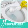Eaasty Toilet Bowl Mop Toilet Bowl Brush White Soft Swab Bathroom Brush with Holder Long Handle Cleaning Scrubber Bathroom Accessories(12 Pcs) view 4