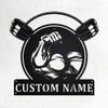 Custom Gym Metal Wall Art, Personalized Gym Name Sign Decoration For Room, Wall Home Decor, Gym Lover, Name Sign, Gift For Fathers Day, Birthday, Christmas/Gift-281 view 1
