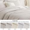 Bedsure Quilts Queen Size - Queen Quilt Bedding Set Bedspread Coverlet Comforter, Lightweight Corduroy Pattern Bedspread, 3-Piece Set with 90"x96" Coverlet & 2 Pillow Shams, All-Season Soft Microfiber view 4