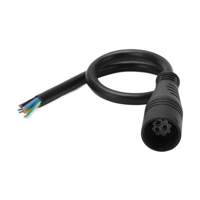 9-Pin Female Motor Connection Cable for Controller Side, Heavy-Duty Industrial Extension Cord