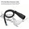 9-Pin Female Motor Connection Cable for Controller Side, Heavy-Duty Industrial Extension Cord view 3