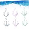 Zerodeko 6pcs Shoes Drying Rack Creative Wind Organizer Hook for Shoes Sandals Lightweight Hangers for Outdoor Use Efficient Moisture Drainage Design Random view 4
