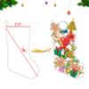 YOUBEMAGIC Set of 6, 18" Personalized Christmas Stocking with Embroidery Names for Family Decor Customized Linen Stocking(Santa Snowman Penguin Bear Unicorn Angel) view 3