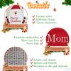 YOUBEMAGIC Set of 6, 18" Personalized Christmas Stocking with Embroidery Names for Family Decor Customized Linen Stocking(Santa Snowman Penguin Bear Unicorn Angel) view 4