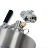 ARC-POWER 2L 64oz Stainless Steel Mini Keg Growler & CO2 Tap Faucet System Pressure Gauge view 3