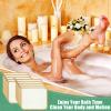 Tatuo 10 Count Exfoliating Wash Cloths for Body and Face Facial Bath Scrub Soft Weave Loofah Towel Exfoliate Bath Towel Remove Dead Skin Wash Cloth for Women Man (Khaki Edge) view 3