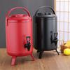 ALKEL Catering Urn, Restaurant Large Capacity Tea Bucket for Home Brewing Commercial Or Office Use,12L,Red view 2