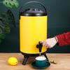 ALKEL Catering Urn, Restaurant Large Capacity Tea Bucket for Home Brewing Commercial Or Office Use,12L,Red view 3