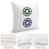 Mahjong Gifts for Women Men Mahjong Master Decorative Throw Pillow Case Majiang Mahjong Tiles Square Cushion Cover Pillowcase for Couch Sofa Bedroom Decor 22"x22" view 4