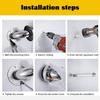 Bathroom Handrail Grab Bar, Space Aluminum Bathroom Safety Handrails, Handrails for The Elderly in The Shower,A-16 inches / 40 cm/386 (Color : D, Size : 12 inches/30 cm) view 4