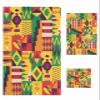 African American Party Month Towel Sets for Bathroom,Microfiber Bath Kitchen Beach Hair Hand Yoga Dish Towels and Washcloths,Black Day History Geometric Quick Dry Towels+Set Accessories Decor view 1