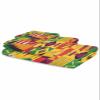 African American Party Month Towel Sets for Bathroom,Microfiber Bath Kitchen Beach Hair Hand Yoga Dish Towels and Washcloths,Black Day History Geometric Quick Dry Towels+Set Accessories Decor view 2