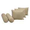Cover ONLY Model V3 Twin Velvet Same Pipe Indoor Daybed Cushion Bolster - AD304 view 3