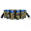 Suaetiai Beer Belt, Beer Soda Belt Holster, Adjustable 6 Pack Beer Fanny Pack, Bottle Holders Drink Can Holder Waist Pack Bag, Perfect for Party, Picnics, Camping, Barbeque, Outdoor Hiking(Camouflage) view 1