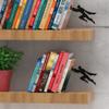 Artori Design Book Ends to Hold Books Heavy Duty - Hidden Metal Bookends for Shelves Desk - Bookend Book Holder for Home Decorative - Gift for Book Lovers and Home Dcor (Book&Hero - Set of 2) view 2