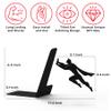 Artori Design Book Ends to Hold Books Heavy Duty - Hidden Metal Bookends for Shelves Desk - Bookend Book Holder for Home Decorative - Gift for Book Lovers and Home Dcor (Book&Hero - Set of 2) view 4