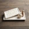 Mud Pie Dotted Paulownia Trays, small 8 1/2" x 16 1/4" | large 9" x 22 1/2", Brown view 2