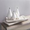 Mud Pie Dotted Paulownia Trays, small 8 1/2" x 16 1/4" | large 9" x 22 1/2", Brown view 3