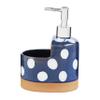 Mud Pie Dot Soap Caddy, 4" x 6.75" view 1