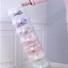Box shoe storage drawers clear shoe containers plastic shoe case storage bin with lid plastic storage bins storage bins for drawers clear shoe bins stackable white basket clamshell view 4