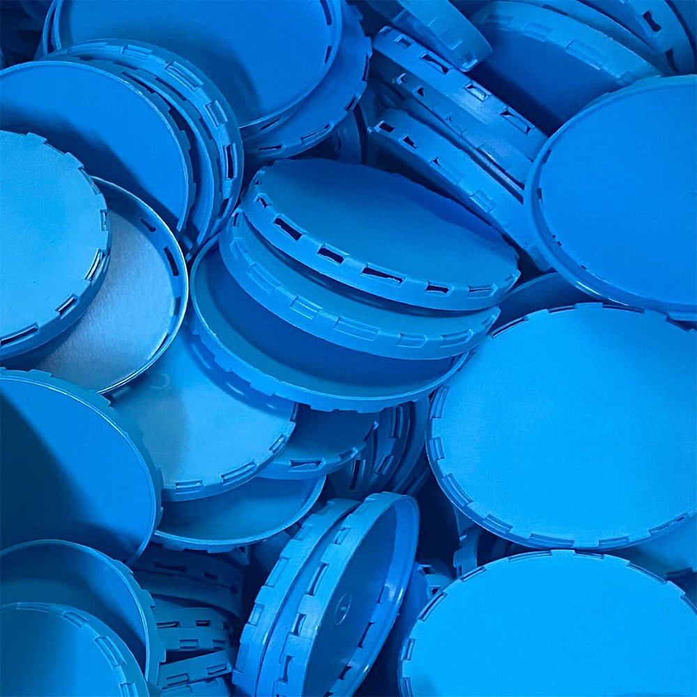 HomeLoft Basics Keg Caps 50pcs. Protect the filling and valve of your kegs with a vented keg cap. MATERIAL: PLASTIC. (BLUE) from JB Products Corp