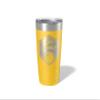 Basketball, Basketball Coach, Personalized Basketball Tumbler, Basketball, basketball gift, basketball coach (20oz Tumbler, Yellow) view 1