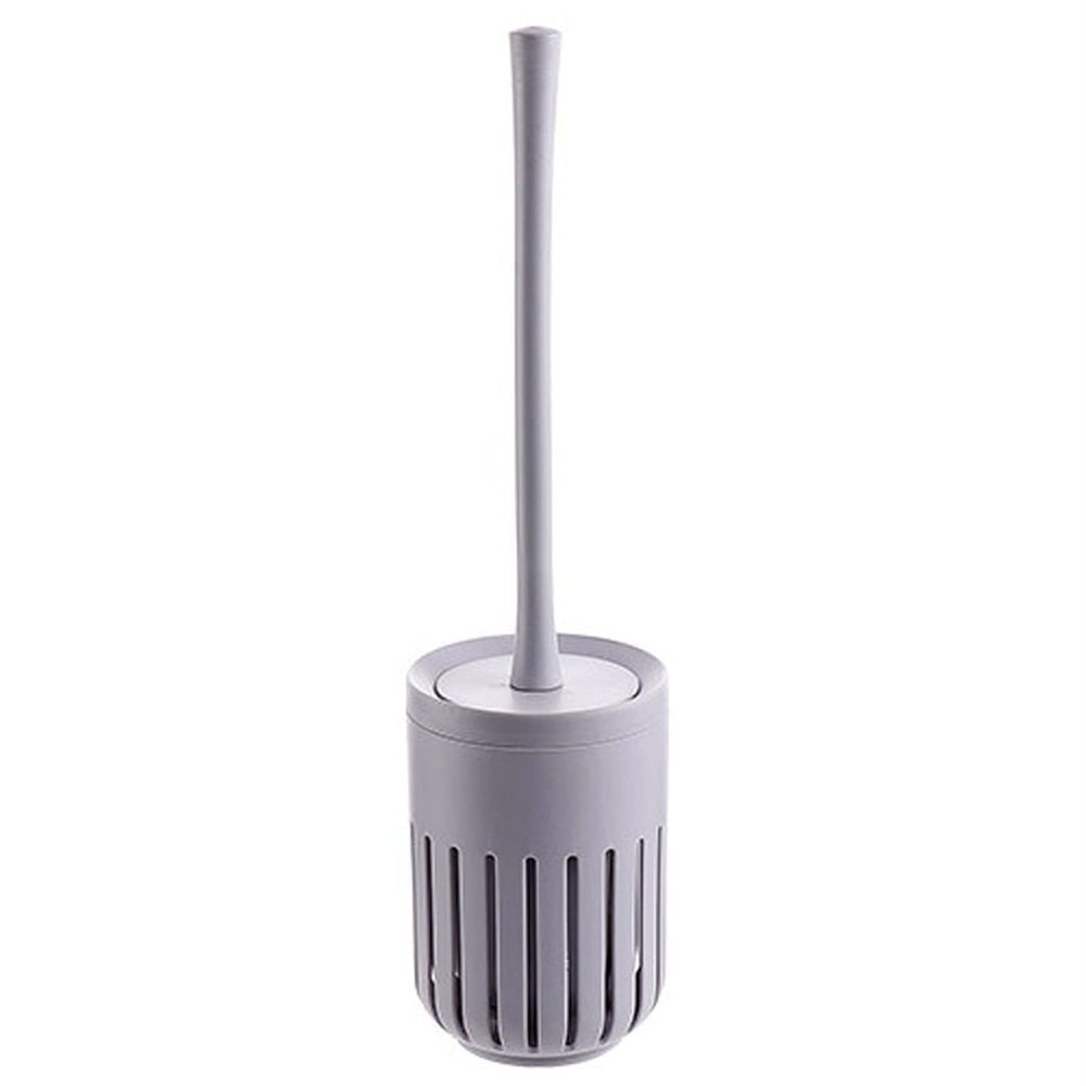 KIZQYN Toilet Brush Toilet Brush and Holder,Toilet Bowl Cleaning Brush Set,Bathroom Wall-Mounted Toilet Brush with Base Long Handle Cleaning Brush and Storage Toilet Cleaner Brush (Color : Brass)