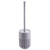 KIZQYN Toilet Brush Toilet Brush and Holder,Toilet Bowl Cleaning Brush Set,Bathroom Wall-Mounted Toilet Brush with Base Long Handle Cleaning Brush and Storage Toilet Cleaner Brush (Color : Brass) view 1
