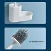 KIZQYN Toilet Brush Toilet Brush with Holder,Set Extra Hook&Non-Slip Handle,Bathroom Toilet Brush for Deep Cleaning & Quick Drying,Toilet Cleaning Brush Toilet Cleaner Brush (Color : Brass) view 3