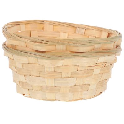 Ipetboom 2pcs Baskets Wear-resistant Storage Baskets for Fruits Eggs Multi-function Household Organizers for Daily Use Decorative Practical Home Accessories