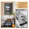 Surblue Hanging Shelves Travel Storage Bag Compression Packing Cube for Suitcase Collapsible with Extension Layer Large Capacity, Grey,XL view 4